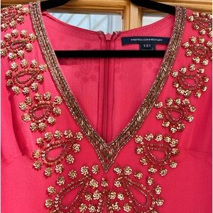 French connection punk beaded dress